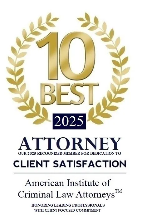 67c09e11e8a6953824a9edf8 2025 Criminal Law Attorney American Institute Badge
